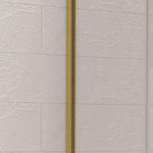 Kudos Ultimate Bathscreen Wall Post Kit - Brushed Gold