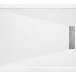 Traymate Linear 1100 x 760mm Tray & Waste - White