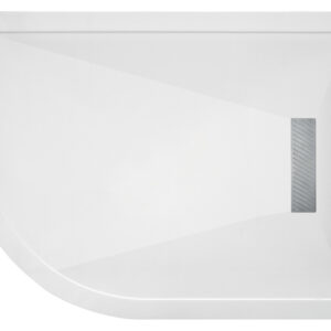 Traymate Linear 1000 x 800 Left Hand Quad Tray & Waste - White