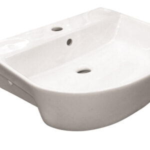 Artesan Annabel Round Semi Recessed 560 x 470mm Basin - 1 Tap Hole