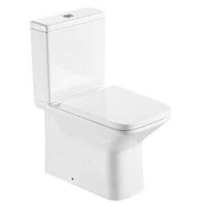 Annabel Square Rimless Close Coupled Pan - Closed Back