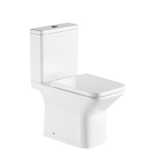 Annabel Square Rimless Close Coupled Pan - Open Back