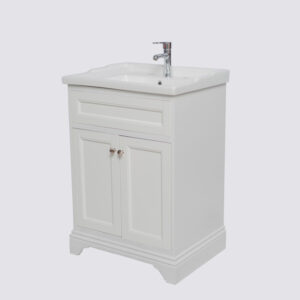 Artesan Amesbury Vanity Unit 600mm (Excl. Basin)- Matt White