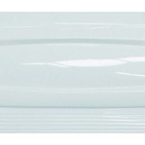 Acrylic Bath Front Panel 1700 x 525mm - White (oval embossed)