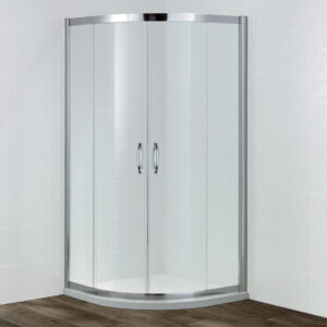 Artesan Hapi8 800mm Double Quadrant Door - Polished Silver