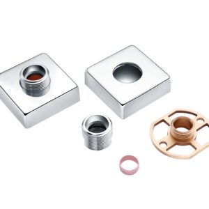 Bedgebury - Square Bar Valve Easy Fit Kit - Chrome