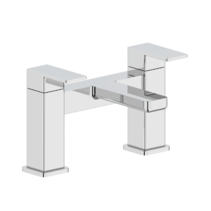 Broadwater Deck Mounted Bath Filler - Chrome