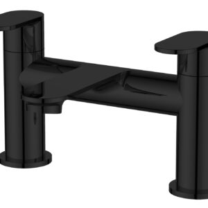Eridge Deck Mounted Bath Filler - Matt Black