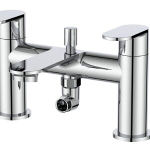 Eridge Deck Mounted Bath Shower Mixer - Chrome