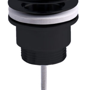 Free Flow Basin Waste Large Cap - Matt Black
