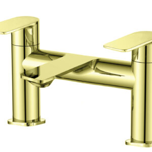 Langton Deck Mounted Bath Filler - Matt Brushed Brass