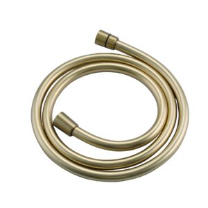 1.5 m PVC Shower Hose - Brushed Brass