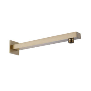 Bedgebury Square Shower Arm - Brushed Brass