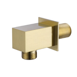 Bedgebury Square Wall Bracket Elbow - Brushed Brass