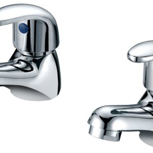 Yalding Basin Taps - Chrome