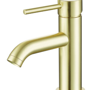 Bewl Mini Basin Mixer - Brushed Brass