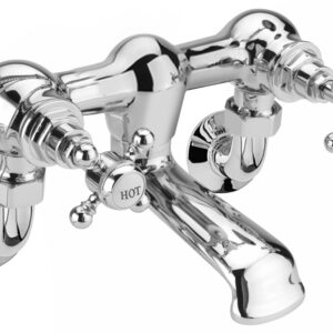 The Pantiles Wall Mounted Bath Filler - Chrome