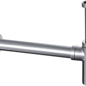 Round Basin Bottle Trap 400mm - Chrome