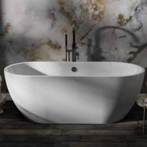 Artesan Brasted 1655 x 750mm Double Skinned Bath (inc pre-fitted waste & cover)