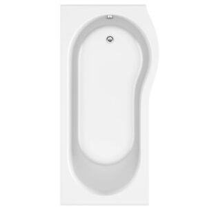 Artesan 1700 x 850 x 750mm P Shape Bath Only - Right Hand Trojancast