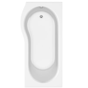 Artesan 1700 x 850 x 750mm P Shape Bath Only - Left Hand