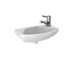 Base Wall Basin 360 x 255mm - 1 Tap Hole