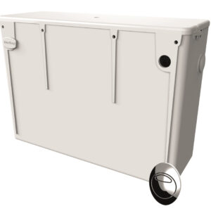 Dudley Torrent Plastic Concealed Cistern - Push Button
