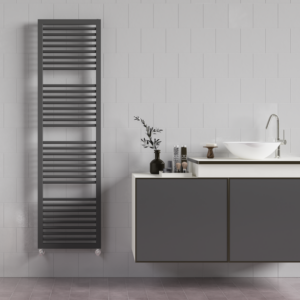 Lazzarini Asti 500 x 1813mm Designer Radiator - Anthracite