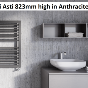 Lazzarini Asti 500 x 823mm Designer Radiator - Chrome