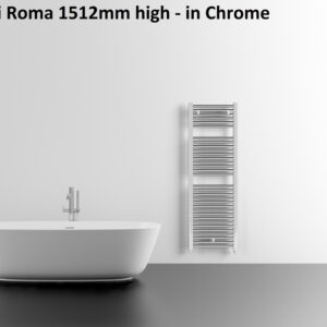 Lazzarini Roma 400 x 1230mm - Chrome