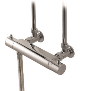 Aqualisa Midas Exposed Pipe Fittings - Chrome (Pair)