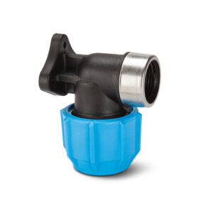 P/Fst Mdpe Bibtap W/Flange 20mmx1/2