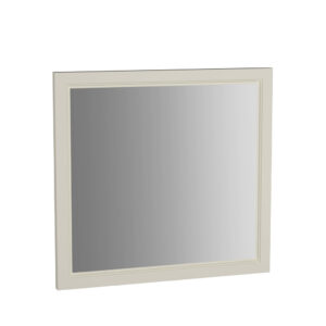 VitrA Valarte 80cm Flat Mirror - Matt Ivory