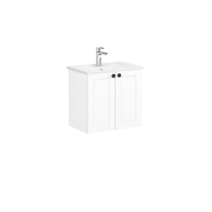 VitrA Root Classic Compact 2 Door Wall Hung Unit 600mm - Matt White