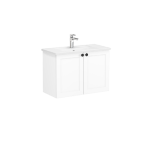 VitrA Root Classic Compact 2 Door Wall Hung Unit 800mm - Matt White