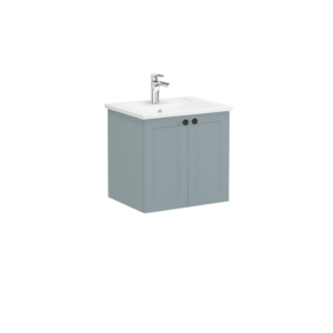 VitrA Root Classic 2 Door Wall Hung Unit 600mm - Matt Fjord Green