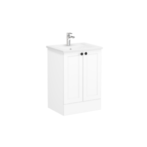 VitrA Root Classic 2 Door Floor Standing Unit 600mm - Matt White