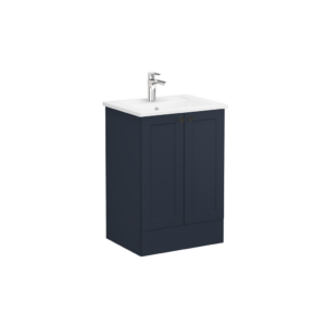 VitrA Root Classic 2 Door Floor Standing Unit 600mm - Matt Dark Blue