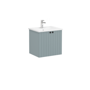 VitrA Root Groove 2 Door Wall Hung Unit 600mm - Matt Fjord Green