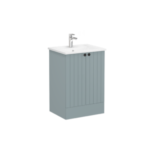 VitrA Root Groove 2 Door Floor Standing Unit 600mm - Matt Fjord Green