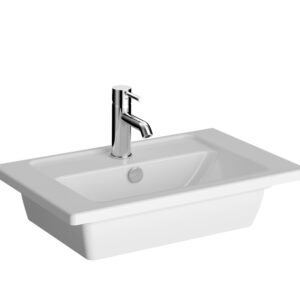 VitrA Integra Compact 600mm Basin for Furniture - 1 Tap Hole