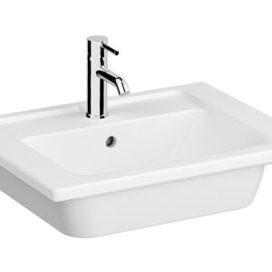 VitrA Integra 600mm 1 Tap Hole Basin for Furniture - White