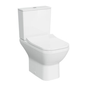 VitrA Integra Square Close Coupled Open Back Pan - White
