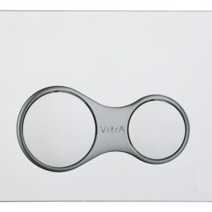 VitrA 740-0480 Sirius Dual Flush Plate - Chrome