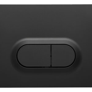 VitrA Loop O Dual Flush Plate - Black ~