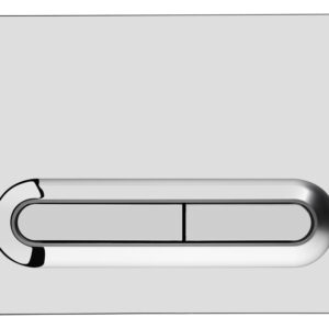 740-0780 Loop T Flush Plate Chrome ~