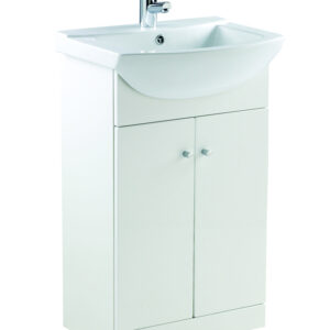 Elation Ikoma 550mm Unit and Basin - White Gloss
