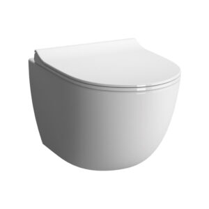 VitrA Options/Sento Compact Rim-Ex Wall Hung Pan - White (excl. frame & cistern)
