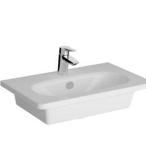 Vitra Zentrum Compact Basin 600mm for furniture - 1 Tap Hole