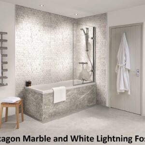 BB Nuance Acrylic Panels 2440 x 1220 x 4mm - Hexagon Marble